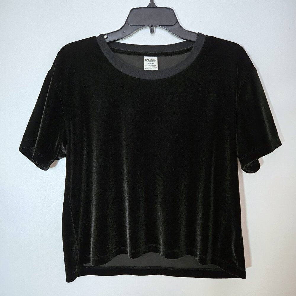 Victoria Secret PINK Velvet Box Crop Tee